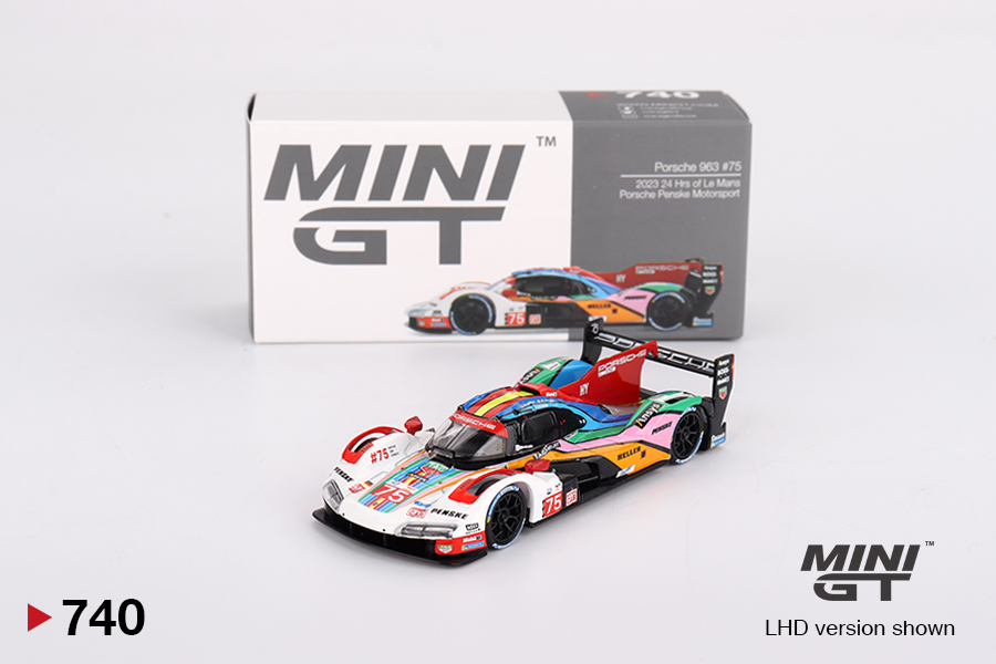 1:64 PENSKE MOTORSPORT PORSCHE 963 #75 JAMINET / NASR / TANDY - 24H LE MANS 2023