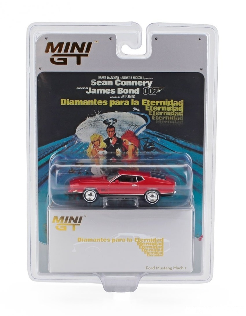 1:64 FORD MUSTANG MACH-1 COUPE 1971 - 007 JAMES BOND DIAMANTES PARA LA ETERNIDAD (DIAMONDS ARE FOREVER)