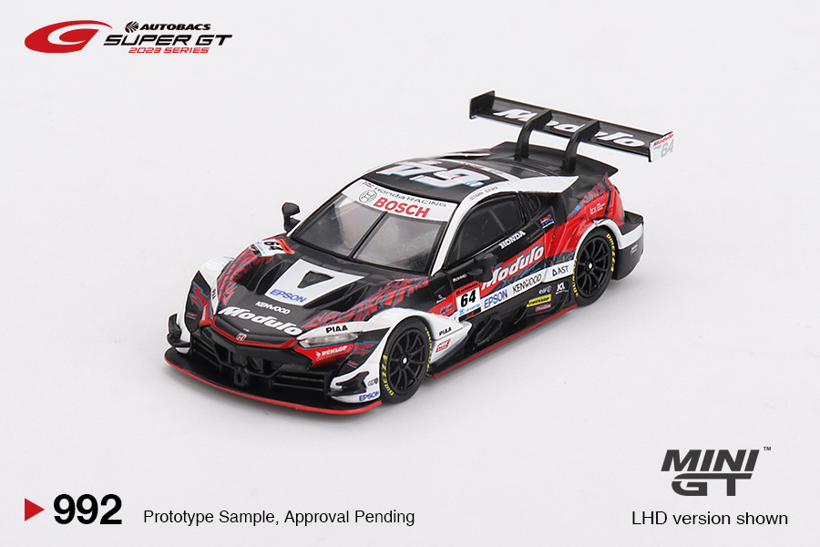 1:64 HONDA NSX-GT "TYPE S" MODULO NAKAJIMA RACING #64  T. IZAWA / K. OHTA - 2023 SUPER GT SERIES
