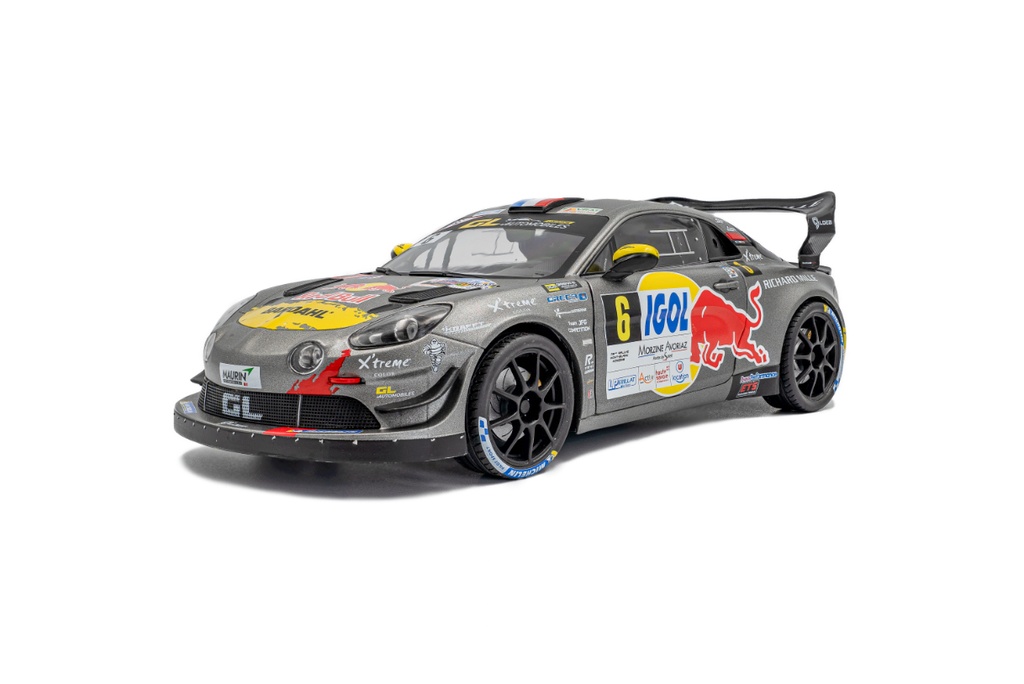 1:18 ALPINE A110 RGT+ GREY #6 S.LOEB / L.GODEY - RALLY DU MONT BLANC 2024
