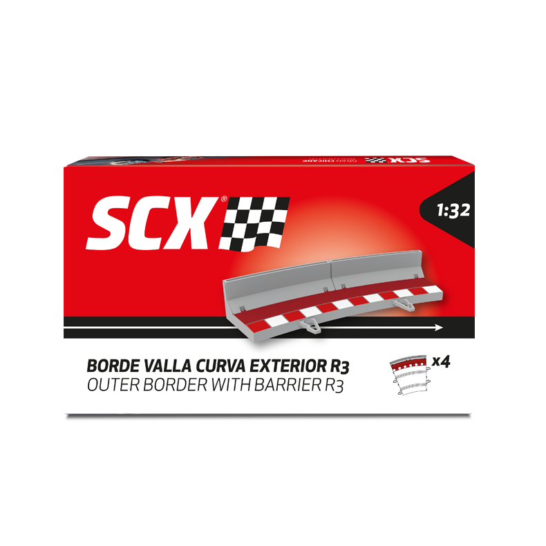 BORDE VALLA CURVA EXTERIOR (X4)