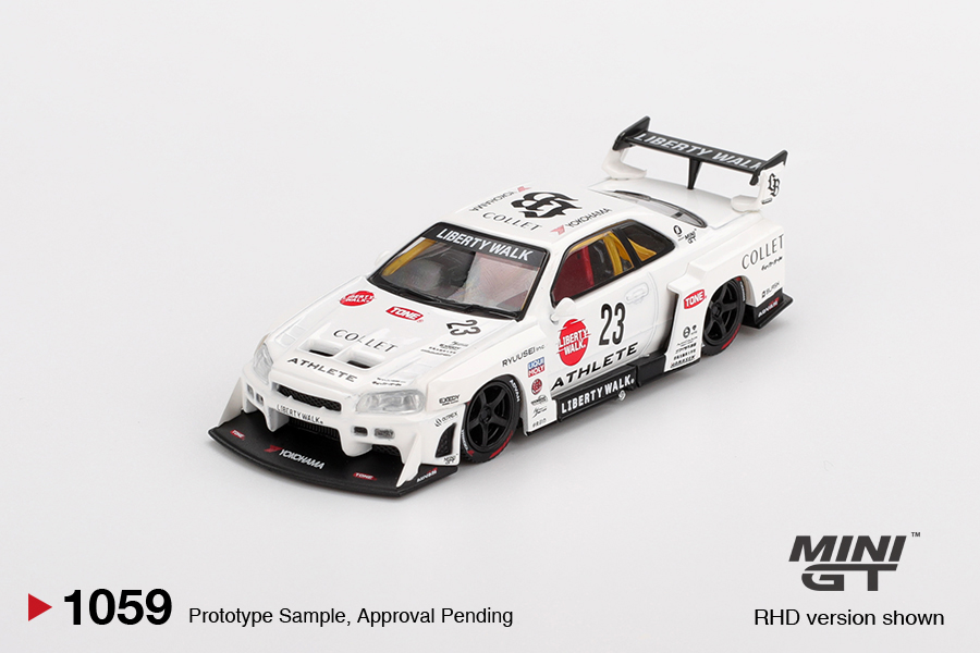 1:64 NISSAN SKYLINE GT-R LB-ER34 SUPER SILHOUETTE ATHLETE/COLLET - 2020
