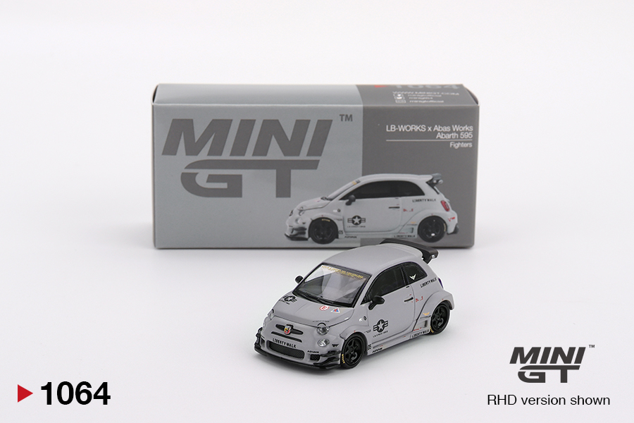 1:64 FIAT ABARTH 595 LIBERTY WALK WORKS X ABAS WORKS "FIGHTERS"