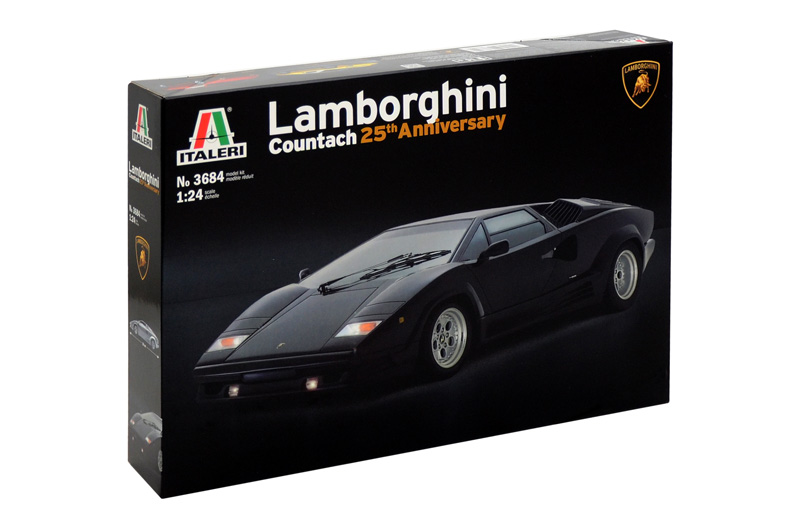1:24 Italeri Coche Lamborghini Countach 25°