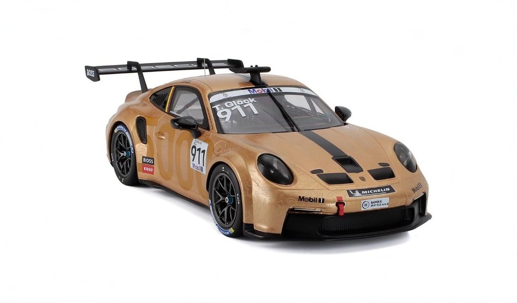 1:18 PORSCHE 911 (992) GT3 CUP 4.2L TEAM PORSCHE MOTORSPORT #911 TIMO GLOCK - 2023 HUNGARORING PORSCHE SUPERCUP