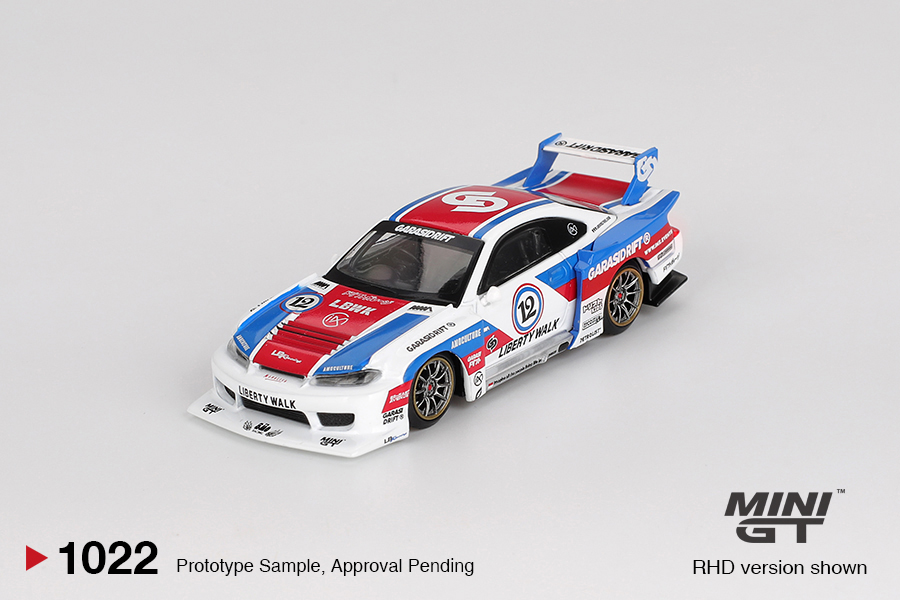 1:64 LB-SUPER SILHOUETTE NISSAN SILVIA (S15) #12  GARASIDRIFT X LIBERTY WALK - 2025