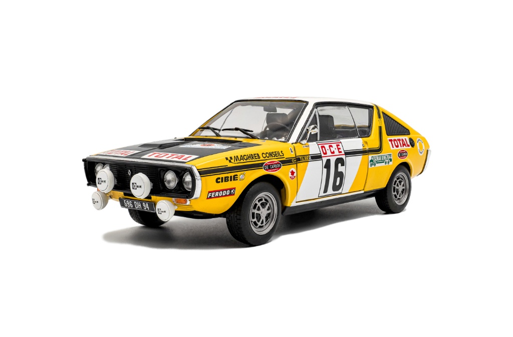 RENAULT 17 PH.1 #23 PRIVE/ TILBERT - RALLYE DU MAROC 1976
