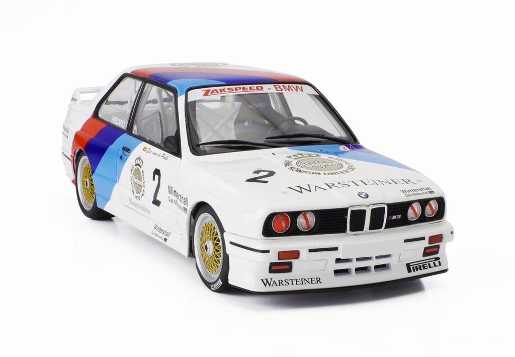 1:18 BMW 3-SERIES M3 (E30) TEAM ZAKSPEED BMW #2 ERIC VAN DE POELE - CHAMPION DTM SEASON 1987 