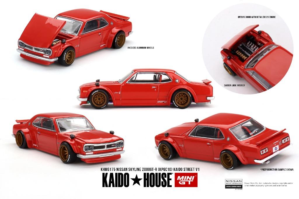 1:64 NISSAN SKYLINE 2000 GT-R (KPGC10) KAIDO STREET V1 - 1969