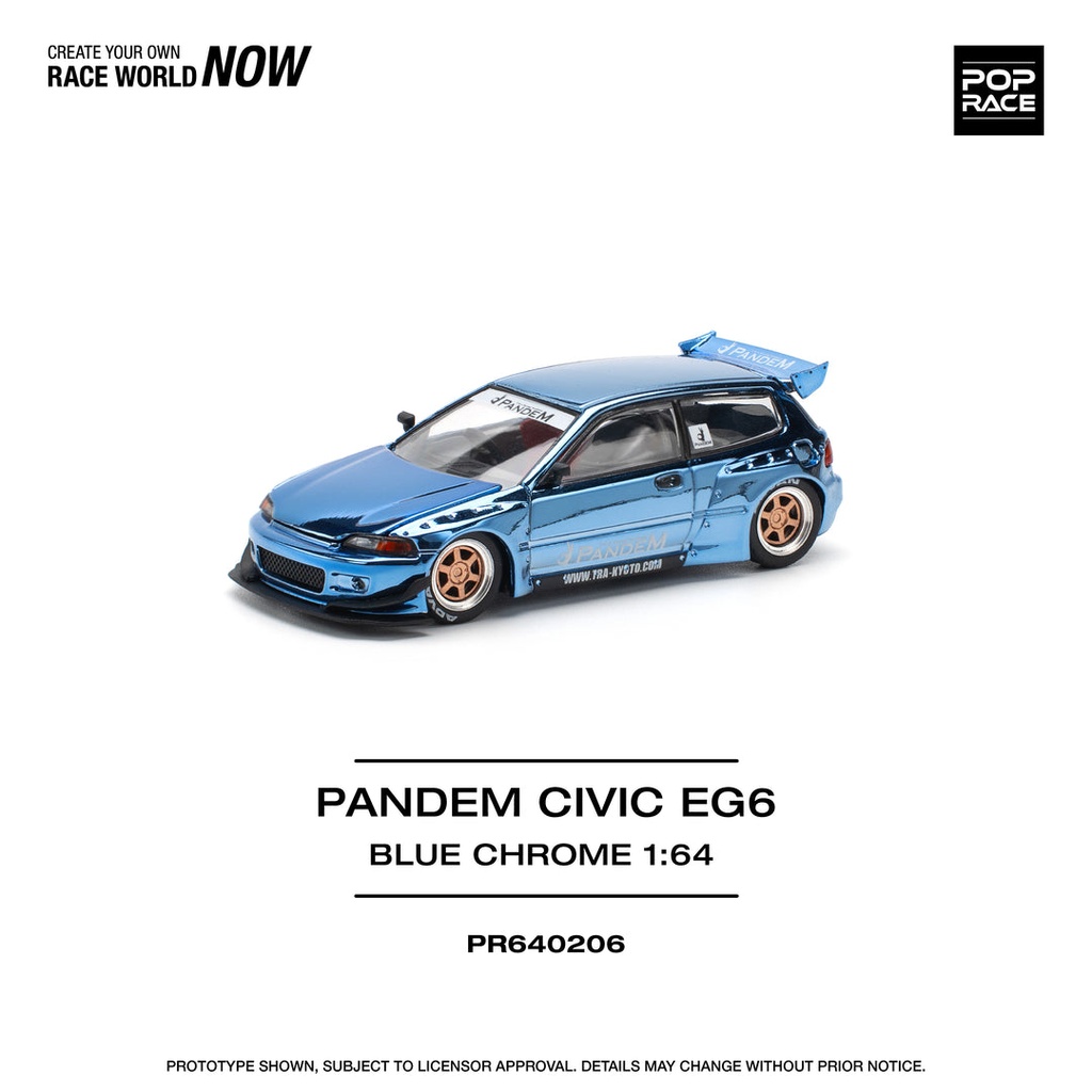 1:64 HONDA CIVIC EG6 PANDEM - 1991