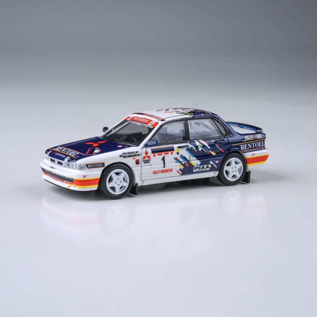 1:64 MITSUBISHI GALANT VR-4 #1 R. DUNKERTON / F. GOCENTAS - 1993 RALLY INDONESIA