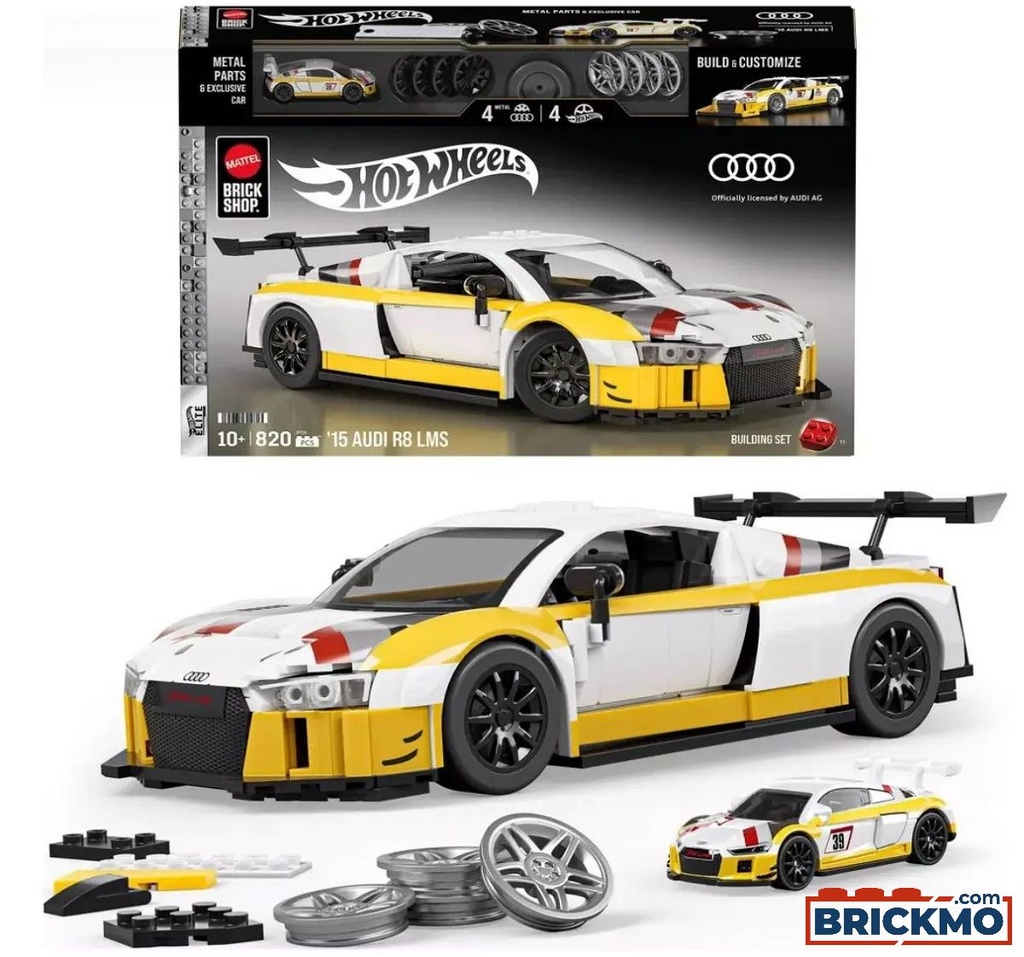  1:16 AUDI R8 LMS 2015 – Mattel Brick Hot Wheels 