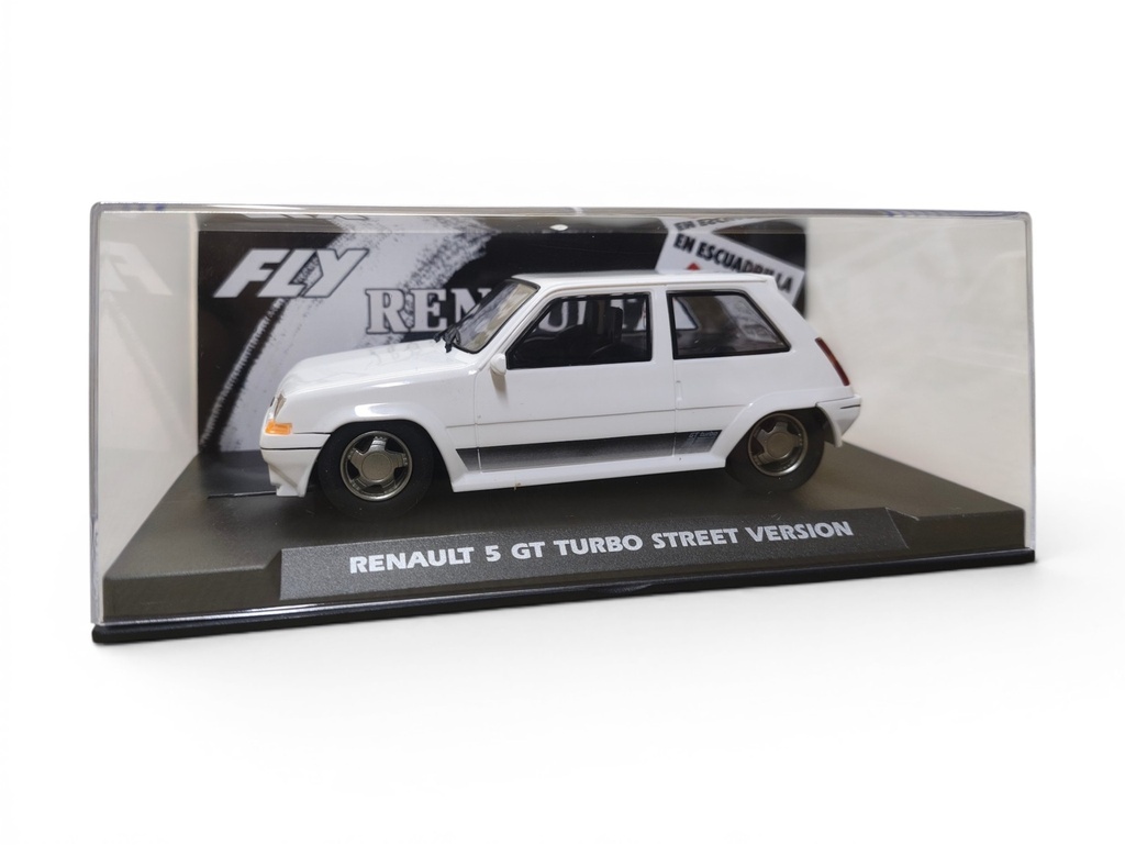 1:32 RENAULT 5 GT TURBO STREET BLANCO - SLOT