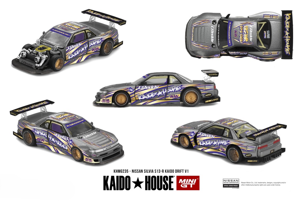 1:64 NISSAN SILVIA S13-R KAIDO DRIFT V1