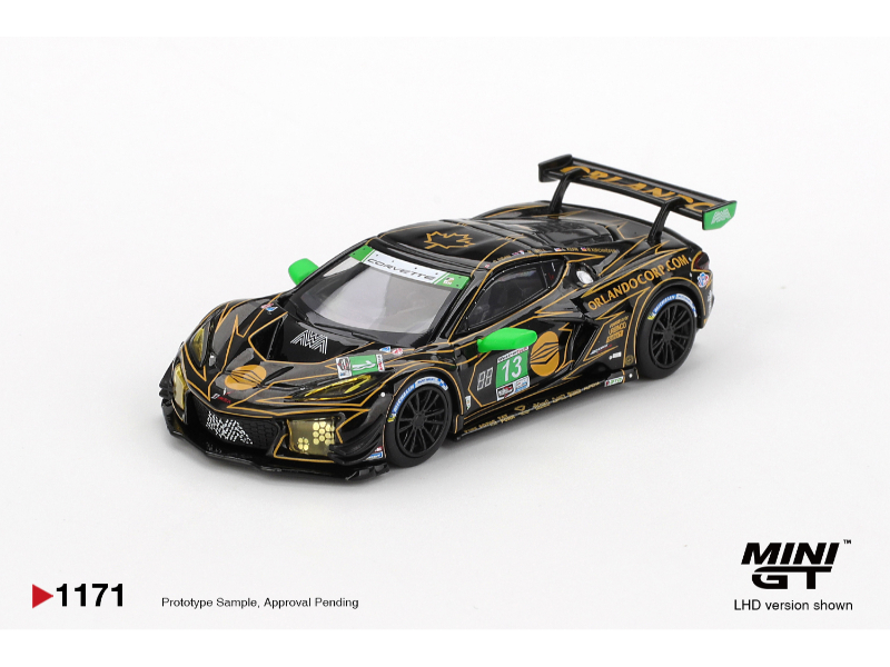 1:64 CHEVROLET CORVETTE Z06 GT3.R #13 AWA - 2025 IMSA DAYTONA 24 HRS 