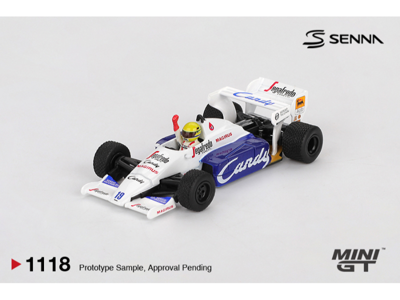 1:64 TOLEMAN TG184 #19 AYRTON SENNA - 1984 MONACO GRAND PRIX 2ND PLACE 
