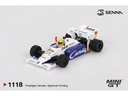 1:64 TOLEMAN TG184 #19 AYRTON SENNA - 1984 MONACO GRAND PRIX 2ND PLACE 