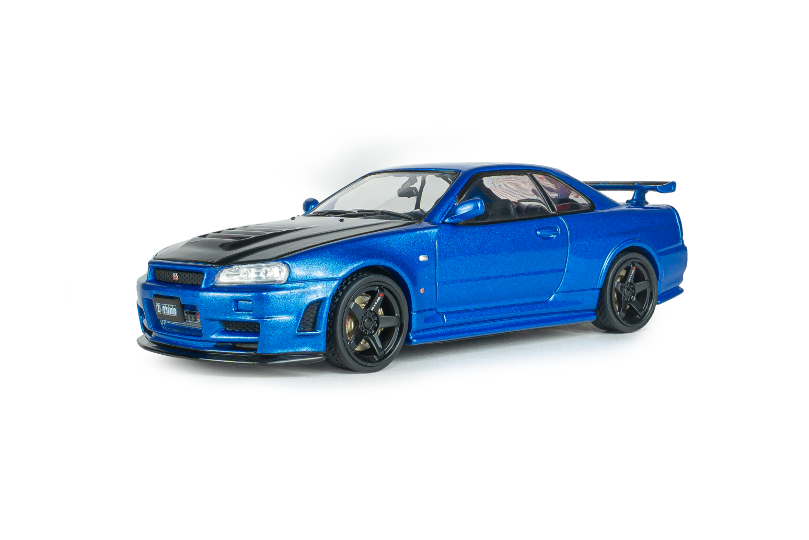 1:43 NISSAN SKYLINE GT-R (BNR34) WITH NISMO PARTS - 2005