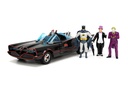 1:24 BATMOBILE DELUXE CON BATMAN, ROBIN, JOKER Y PINGÜINO - DC COMICS - 1966