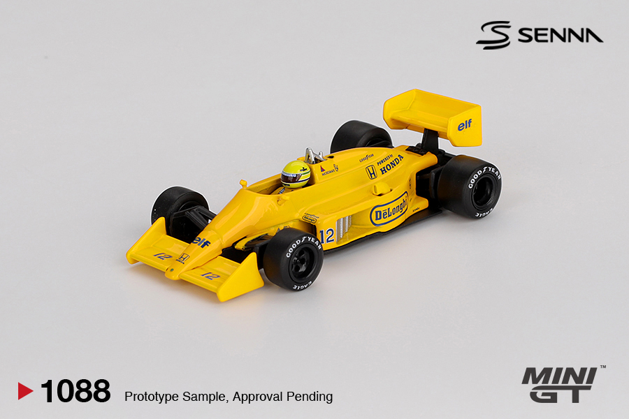 1:64 LOTUS 99T F1 HONDA TEAM LOTUS #12 AYRTON SENNA - 1987 FIRST VICTORY F1 MONACO GP