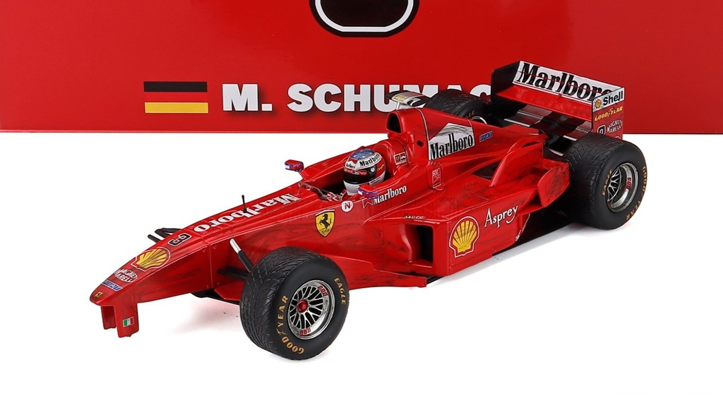 1:18 FERRARI F1 F300 3-WHEELS #3 - SPA BELGIUM GP 1998 CRASH INVOLVING M. SCHUMACHER AND D. COULTHARD