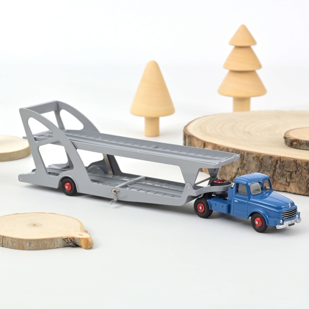 1:55 WILLÈME LC610 - 1950 TRACTORA CON REMOLQUE PORTACOCHES 