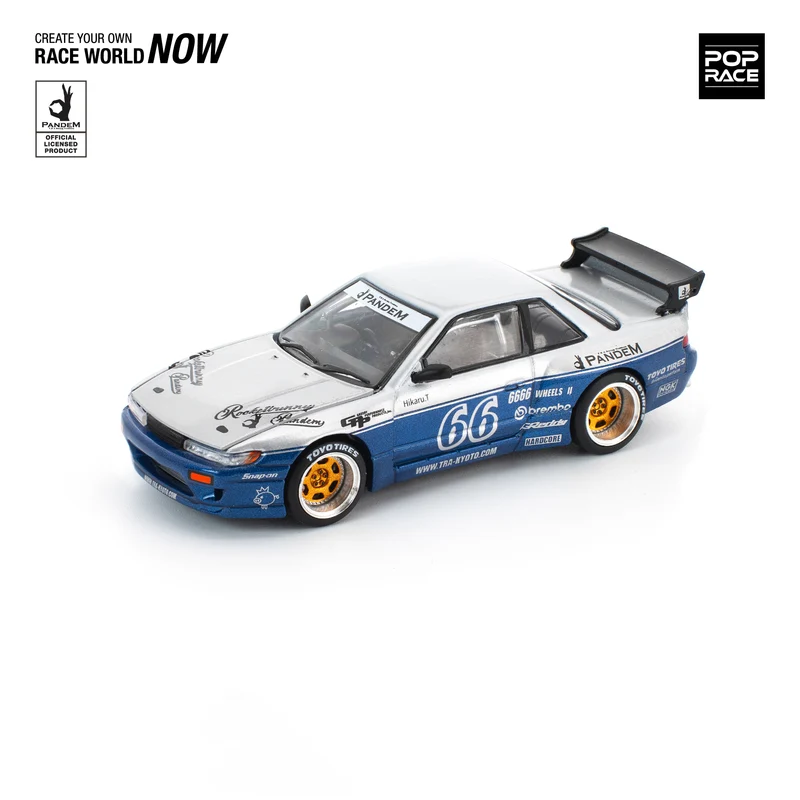 1:64 NISSAN SILVIA (S13) #66 PANDEM ROCKET BUNNY RACING - 1991