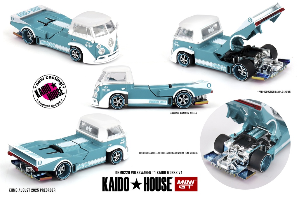 1:64 VOLKSWAGEN T1 PICKUP KAIDO WORKS V1 1972