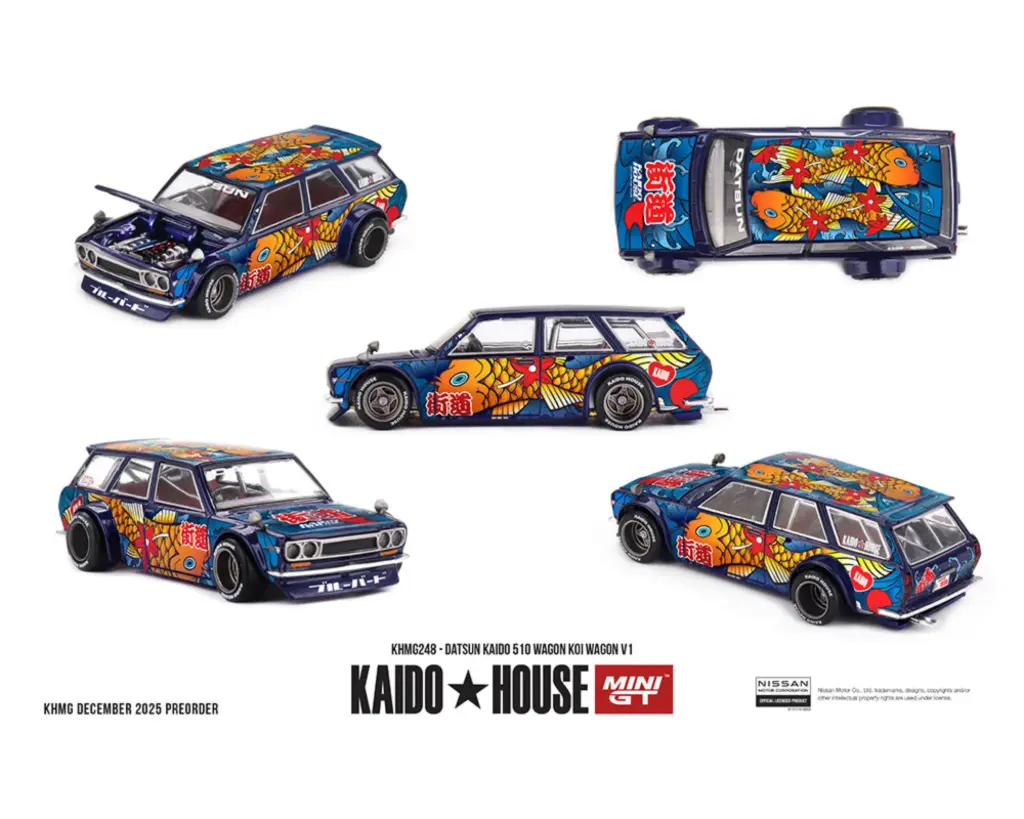 1:64 DATSUN 510 WAGON KOI V1 1969