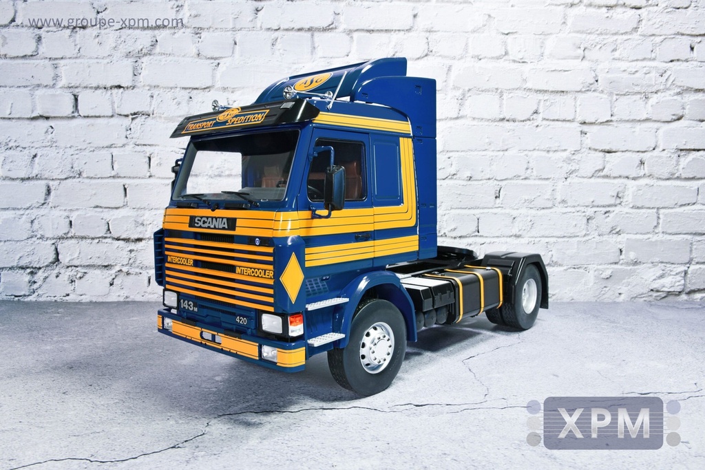 1:18 SCANIA 143 M 420 TOPLINE INTERCOOLER "TRANSPORT ASG SPEDITION" - 1987