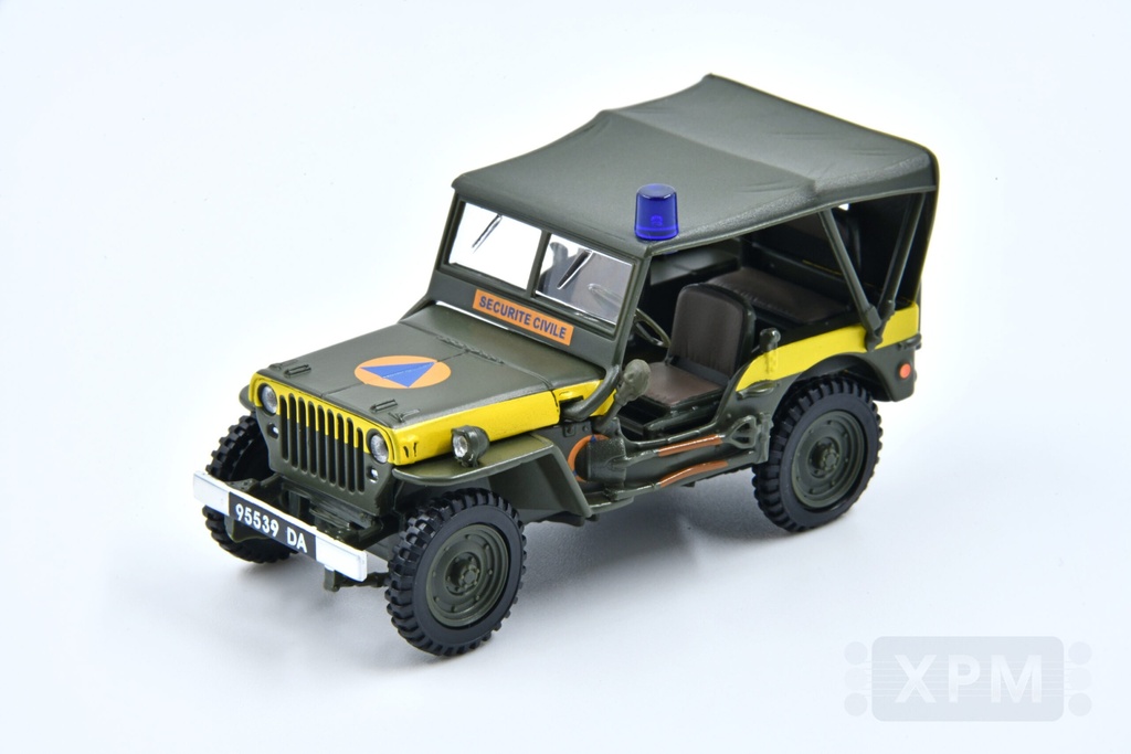 1:43 JEEP	"SECURITE CIVILE" 1/4 TON MILITARY VEHICULE