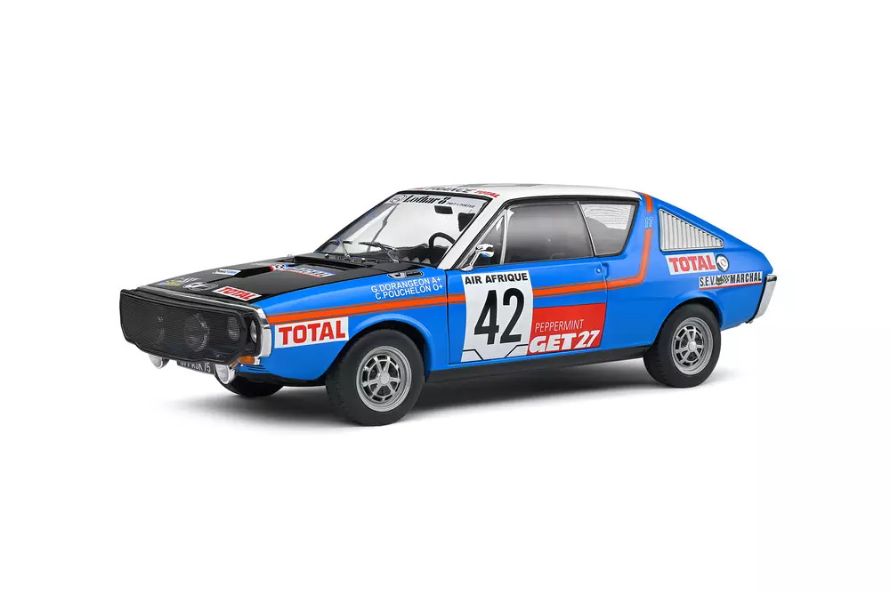 1:18 RENAULT 17 RALLYE ABIDJAN NICE #42 POUCHELON / DORANGEON – 1976