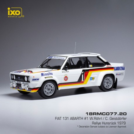 [IXO18RMC077.20] FIAT 131 ABARTH #1 RALLYE HAMSRÜCK // W. RÖHRL & C. GEISTDÖRFER