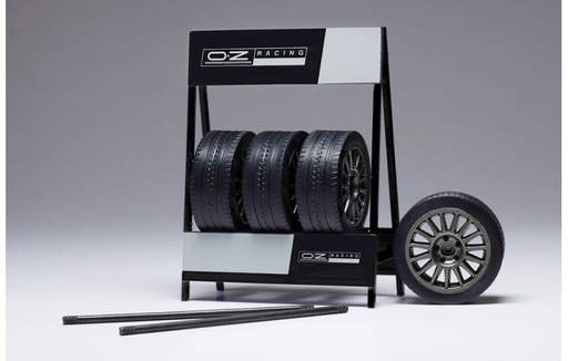 [18SET002W] SET 4 RUEDAS PARA 1:18 "OZ RACING"