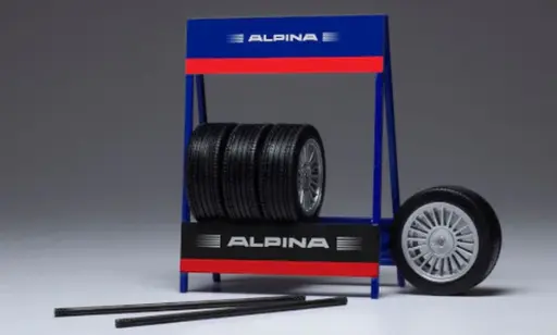 [IXO18SET003W] SET 4 RUEDAS PARA 1:18 ALPINE