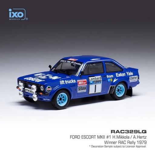 [RAC329] 1:43 FORD ESCORT MKII #1 H. MIKKOLA-A. HERTZ WINER RAC RALLY 1979