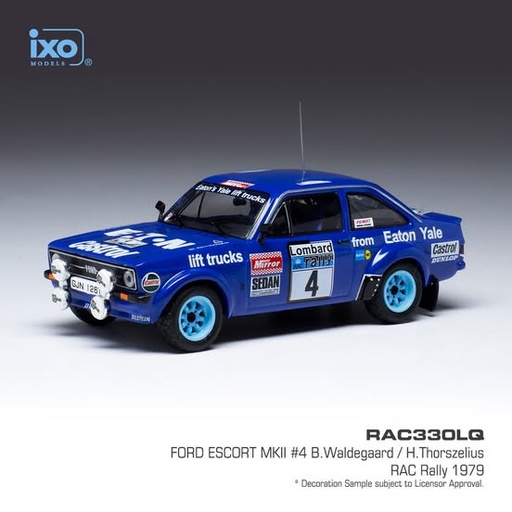 [RAC330] 1:43 FORD ESCORT MKII #4 B.WALDEGAARD-H.THORSZELIUS RAC RALLY 1979