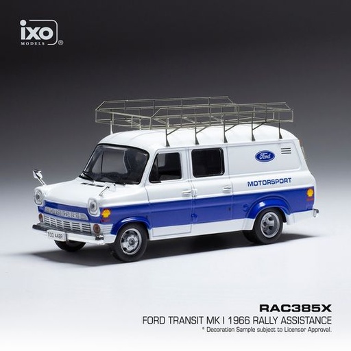 [RAC385X] 1:43 FORD TRANSIT MK I ASSISTANCE FORD MOTORSPORT  -1966