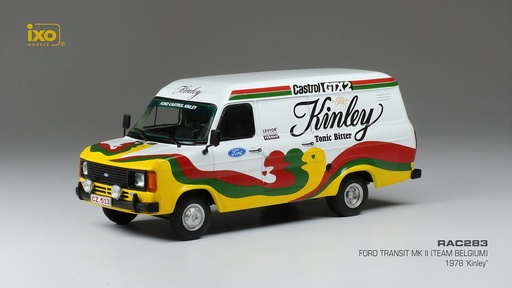 [RAC283] 1:43 FORD TRANSIT MKII KINLEY TEAM BÉLGICA - 1978