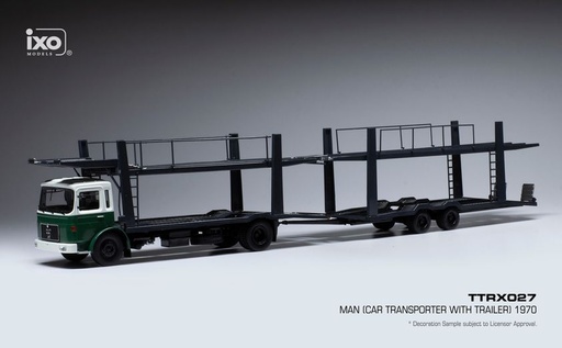 [TTRX027] MAN CAR TRANSPORTER TRAILER - 1970