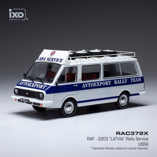 [RAC372X] 1:43 RAF 2203 LATVIA RALLYE SERVICE USSR