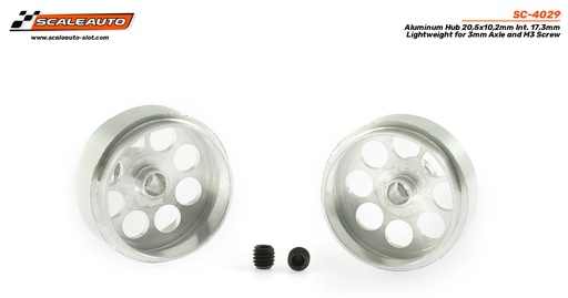[SC-4029] LLANTA ALUMINIO 20,5X10,2MM LIGTWEIGHT