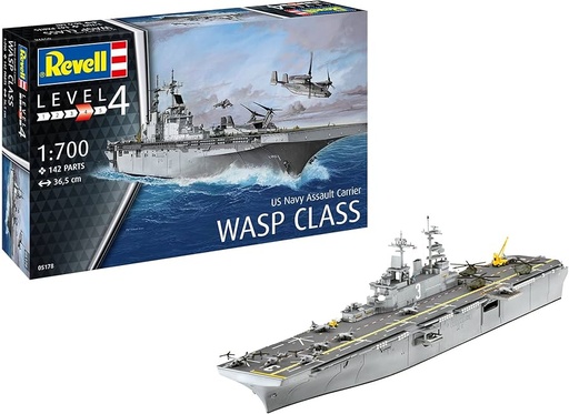 [REV5178] ASSAULT CARRIER USS WASP CLASS 1:700
