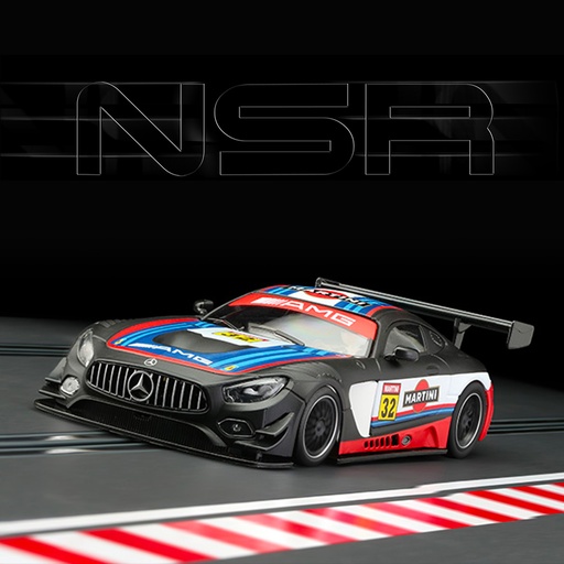 [NSR0232AW] MERCEDES AMG MARTINI RACING BLACK - SLOT