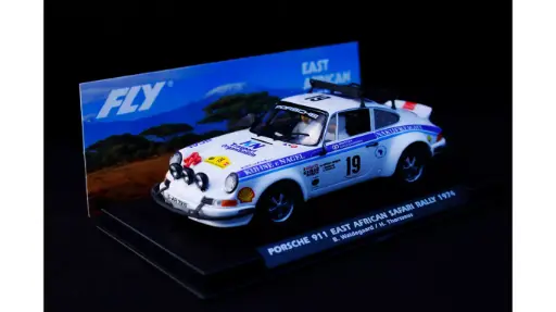 [A2020] PORSCHE 911 #19 B.WALDEGAARD/H.THORSZEUS - EAST AFRICAN SAFARI RALLY - 1974 FLY SLOT