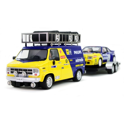 [RSV2401] GMC + OPEL MANTA PHILLIPS AUTORRADIO TEAM SPAIN - 1986 - SLOT