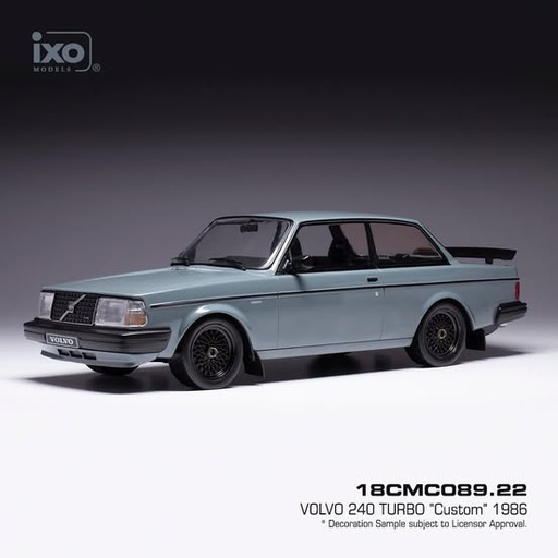 [IXO18CMC089.20] VOLVO 240 TURBO CUSTOM - 1986