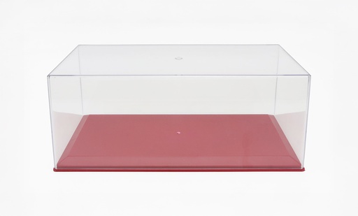 [XPMVIT18R] VITRINA Y BASE ROJA 1:18