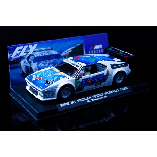 [A2062] BMW M1 PROCAR #55 M.WIMKELHOCK H.I.S JEANS - MONACO GP -1980 - FLY SLOT