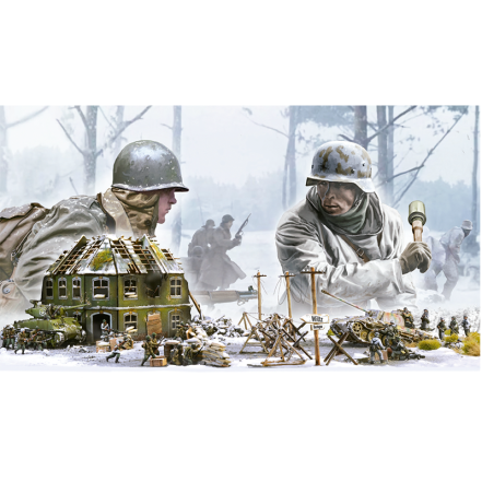 [4736186] ITALERI DIORAMA BASTOGNE SIEGE 1944 MDF EDITION 80TH ANNIVERSARY
